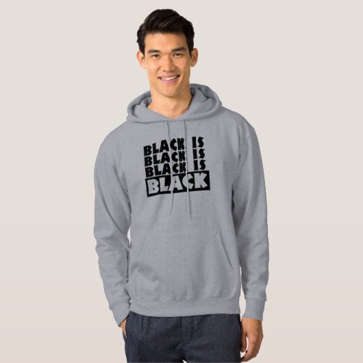 Schwarz Hoodie (Vorne ganz)