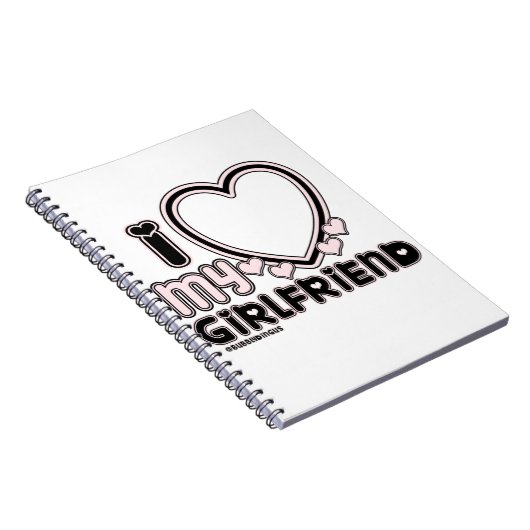 schwarz i luv 1 notizblock (Rechte Seite)