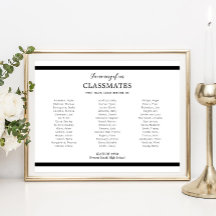 Schwarz im Gedächtnis unserer Klassenkameraden Sch