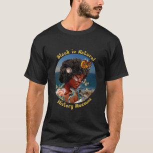 Schwarz im Natura History Museums T - Shirt