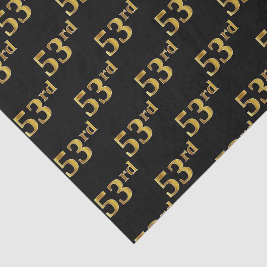 Schwarz, Imitate Gold 53. (Dritundfünfzigste) Vera Seidenpapier (Ausschnitt)