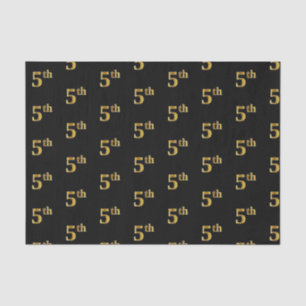 Schwarz, Imitate Gold 5. (Fünfte) Event Tissue Pap Seidenpapier