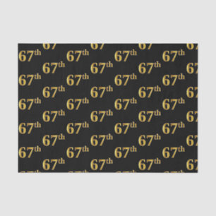 Schwarz, Imitate Gold 67. (Siebenundsechzigste) Ve Seidenpapier