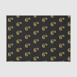 Schwarz, Imitate Gold 6. (6.) Event Tissue Paper Seidenpapier