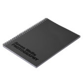 Schwarz in der Neuen Moderne, Bold Typografy Notizblock (Linke Seite)