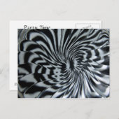 Schwarz in Weiß Postkarte (Vorne/Hinten)