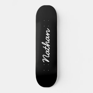 Schwarz individuell anpassbar skateboard