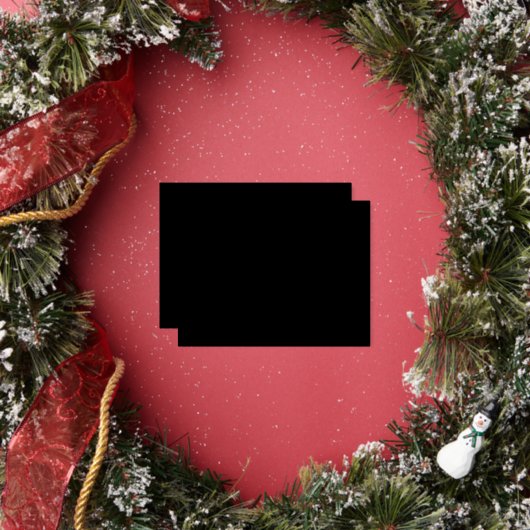 Schwarz individuell anpassen folien feiertagspostkarte (InSitu)