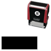 Schwarz individuell anpassen permastempel (Beispiel)