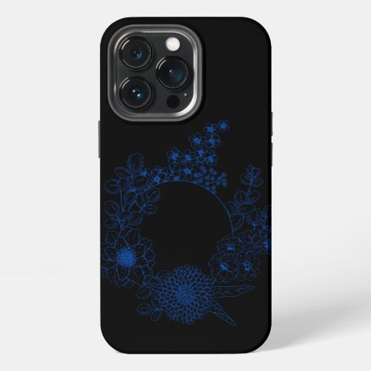 Schwarz iPhone Hülle (Hinten)