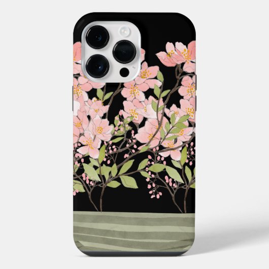 Schwarz iPhone Hülle (Rückseite)