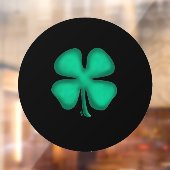 Schwarz-Irisch-Kreis Fensterklammer Fensteraufkleber (Blatt 2)