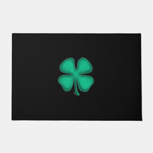 Schwarz-Irisch-Türmchen Fußmatte (Vorderseite)