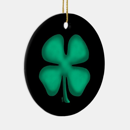 Schwarz-Irische Keramik Ornament (Rechts)