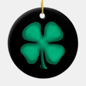 Schwarz-Irische Keramik Ornament (Hinten)