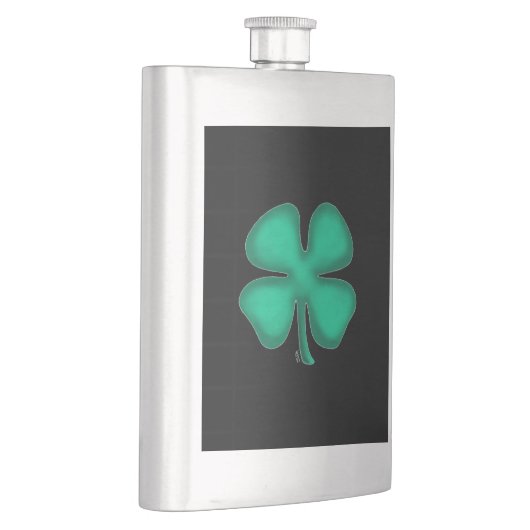 Schwarz-Iriskolben aus nicht rostendem Stahl Flachmann (Rechts)