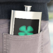 Schwarz-Iriskolben aus nicht rostendem Stahl Flachmann (Beispiel)