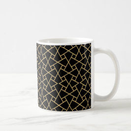 Schwarz-Islamisches Muster Tasse