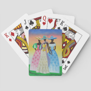Schwarz ist ein schönes Spielfeld Spielkarten