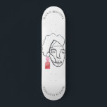 Schwarz ist eine schöne BLM-Frau Skateboard<br><div class="desc">Das Kunstwerk für dieses Skateboard stammt von einem original Mixed Media Gemälde,  das ich 2020 kreiert habe. Um das Originalgemälde zu sehen,  folgen Sie mir auf Instagram @AlyMarieArt. Unterstützen Sie Frauen in kleinen Unternehmen,  wenn Sie dieses Skateboard kaufen!</div>