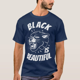 Schwarz ist eine schöne Panther Black Cat T-Shirt
