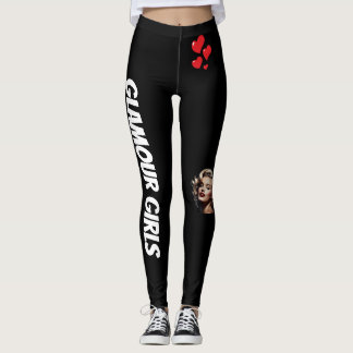 Schwarz ist für immer das Herz Leggings