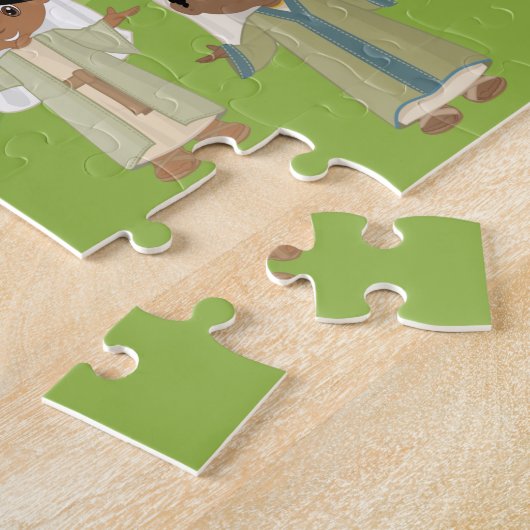 Schwarz ist Ostern Rised Puzzle (Seite)