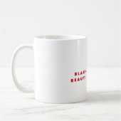 Schwarz ist schön kaffeetasse (Links)