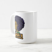 Schwarz ist schön kaffeetasse (Vorderseite Links)