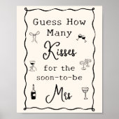 Schwarz-Italienisches Brautparty schätzt wie viele Poster (Vorne)