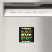 Schwarz jeden Monatlustiger SpruchJuneteenth Magnet (In Situ (Geschirrspüler))