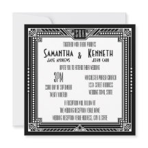 Schwarz & Jegliche Farbe Große Gatsby Geometrische