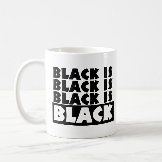 Schwarz Kaffeetasse (Links)