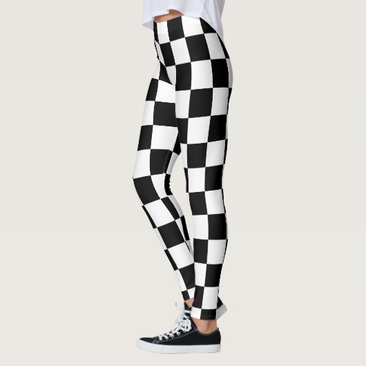 Schwarz kariert leggings (Links)