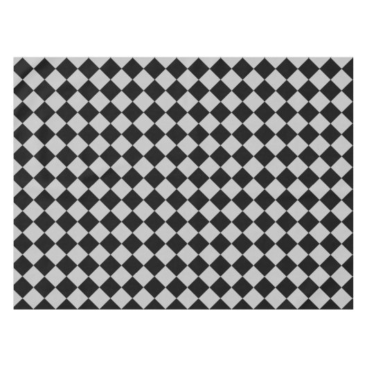 Schwarz kariert tischdecke (Vorderseite (Horizontal))