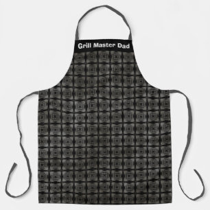 Schwarz-Karo-Muster Schürze