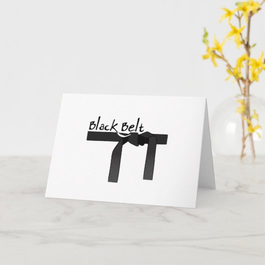 Schwarz Karte (Gelbe Blume)