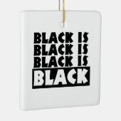 Schwarz Keramikornament (Rechts)