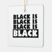 Schwarz Keramikornament (Links)