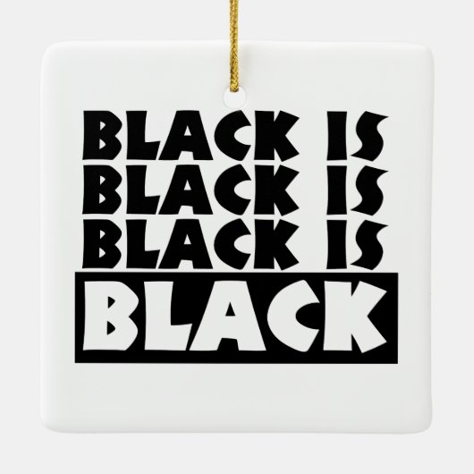 Schwarz Keramikornament (Rückseite)
