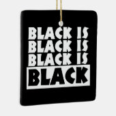 Schwarz Keramikornament (Rechts)