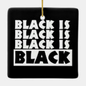Schwarz Keramikornament (Rückseite)