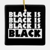 Schwarz Keramikornament (Vorderseite)