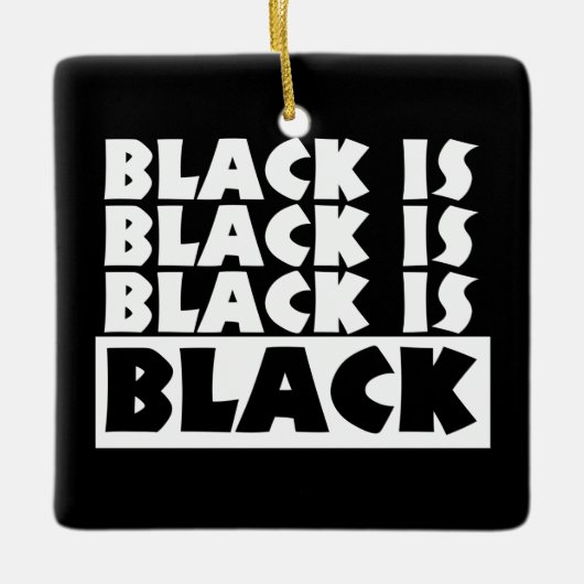 Schwarz Keramikornament (Vorderseite)