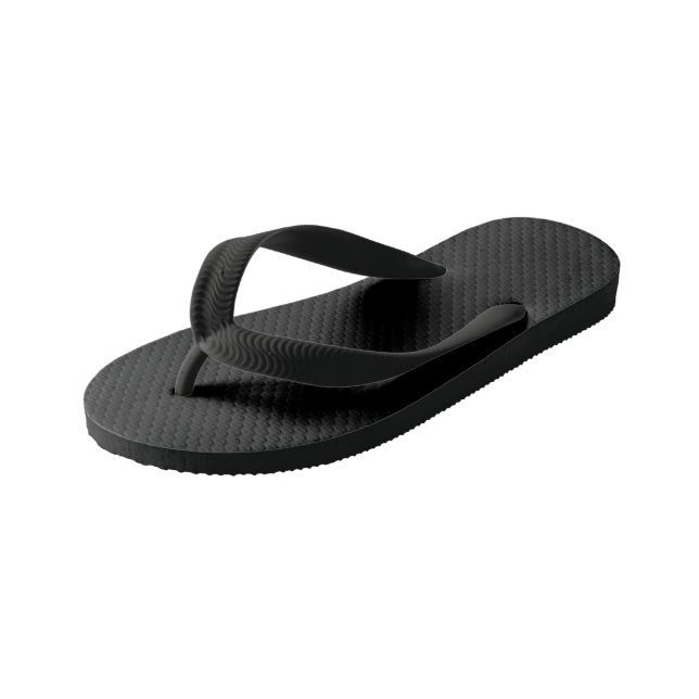 Schwarz Kinderbadesandalen (Schrägansicht)