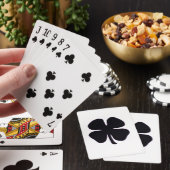 Schwarz-Kleber-Poker-Spielkarten Spielkarten (In Situ)