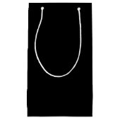 Schwarz Kleine Geschenktüte (Vorderseite)