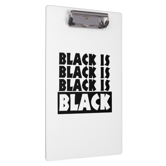 Schwarz Klemmbrett (Rechts)