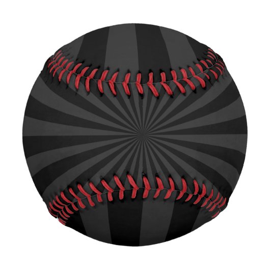 Schwarz-Kohle-Burst anpassen Baseball (Rückseite)