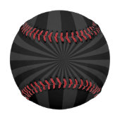Schwarz-Kohle-Burst anpassen Baseball (Vorderseite)